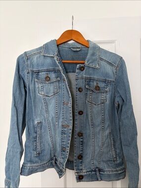 Eddie Bauer Light Blue Denim Jean Jacket